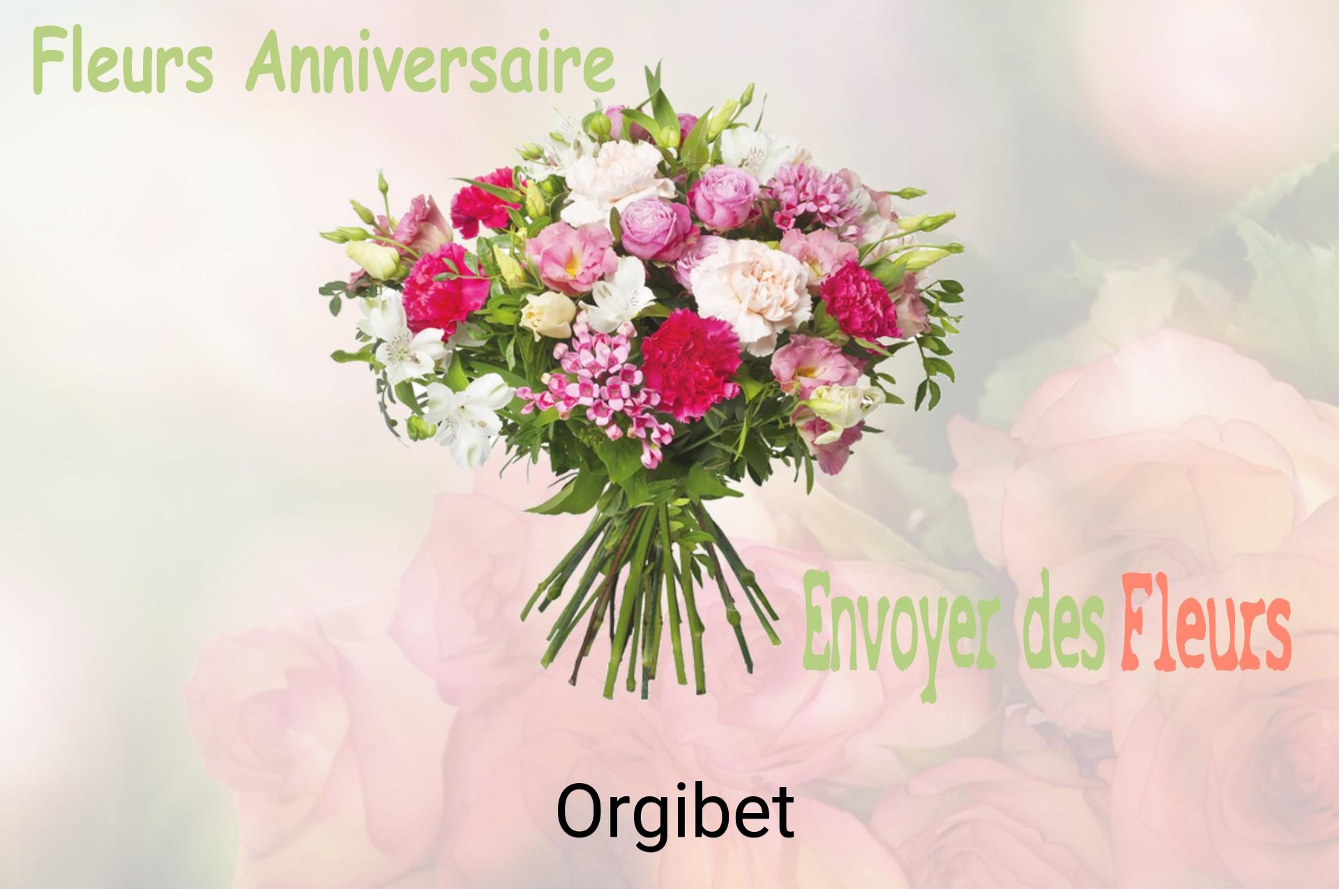 Bouquet de fleurs d’anniversaire livré à Orgibet